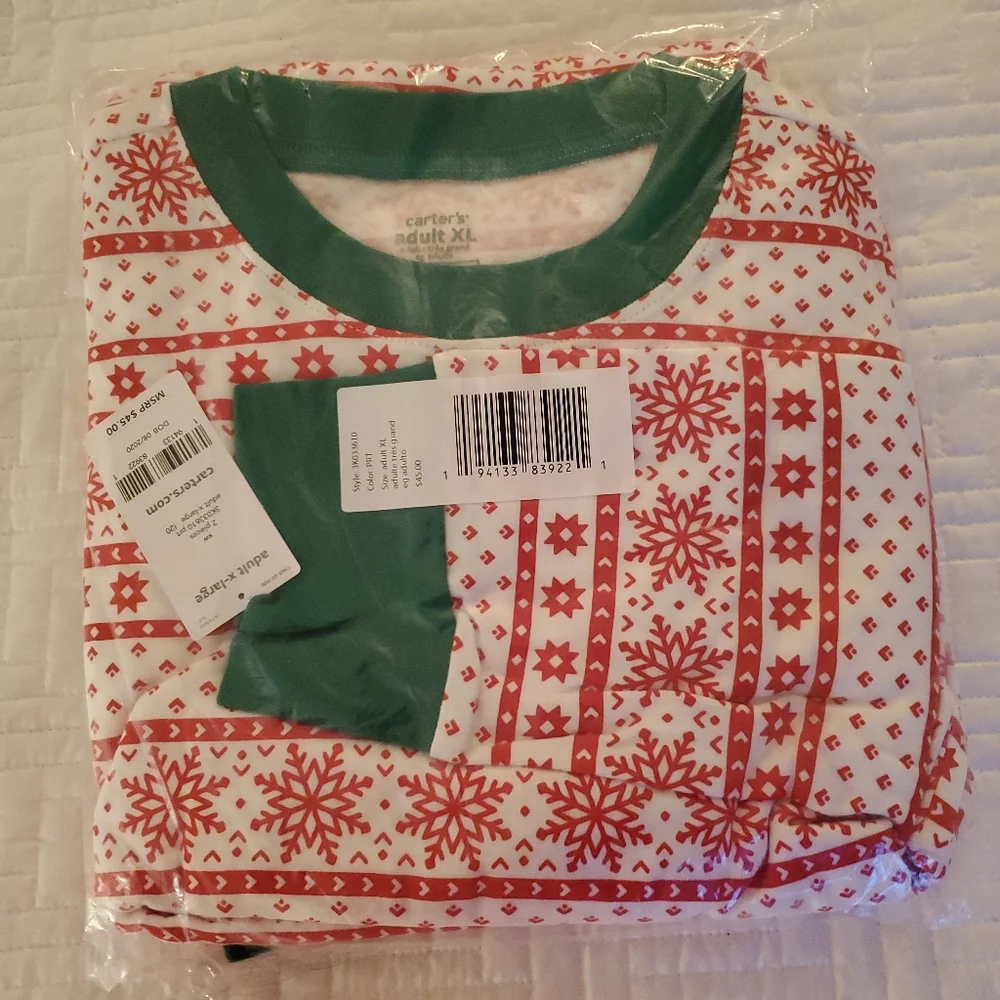 Carters NWT Adult xl pajamas - Picture 1 of 1